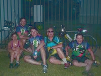 Why am I sitting down? Oh, yeah, I don't have the strength to stand up!